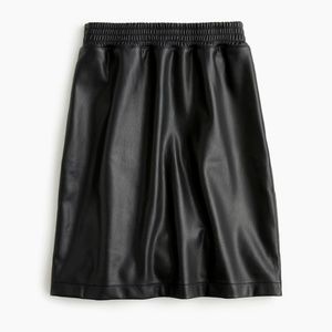 Universal Standard J Crew leatherette skirt K6889